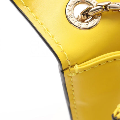 Bvlgari Shoulder Bag Serpenti Forever Yellow Leather — view 5