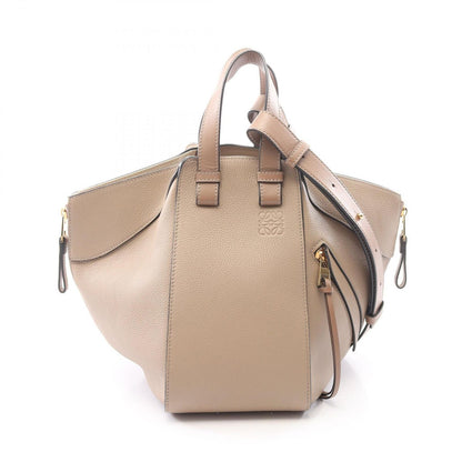 Loewe Handbag Hammock Bag Small 2-Way Beige Leather