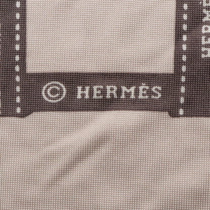 Hermes Scarf Smooth Carre 90 Bolduc Ribbon Silk — view 2