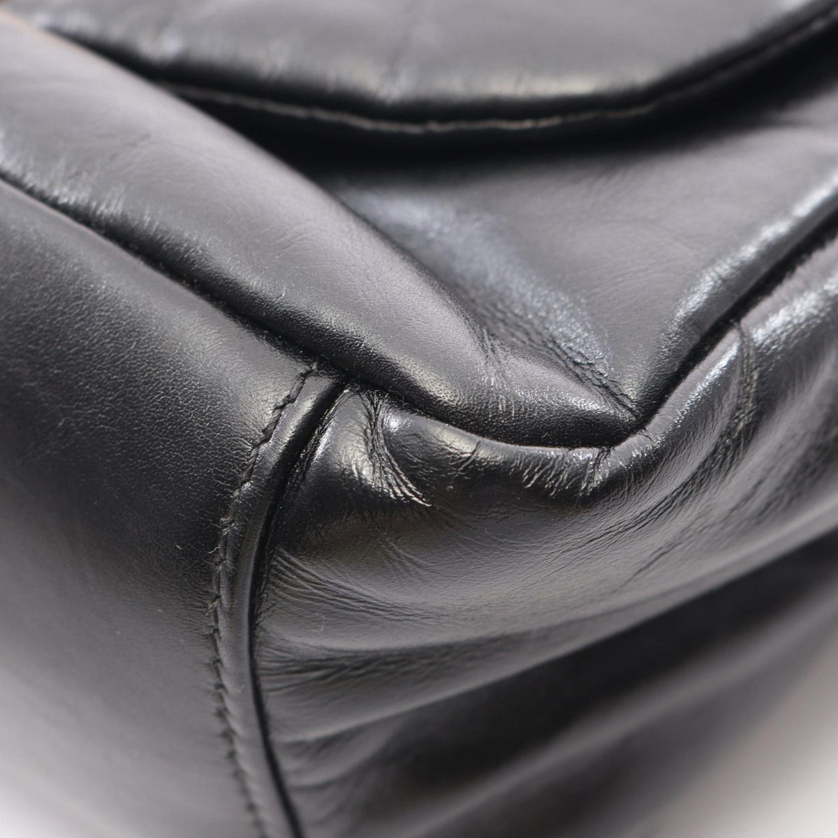 Balenciaga Shoulder Bag Monaco Black Leather — view 6