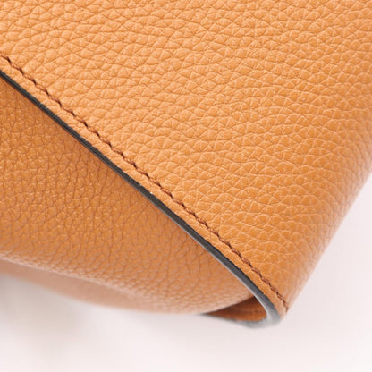 Loewe Hammock Drawstring Bag Mini 2-Way Brown Leather Bag — view 7