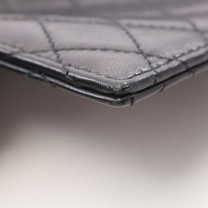 Saint Laurent Paris Clutch Gabby Black Leather Flap Chain — view 6