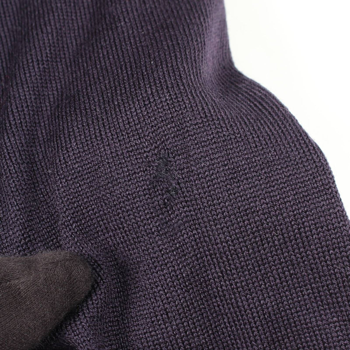 Gucci Cardigan Logo All Over Pattern Wool Navy — view 6