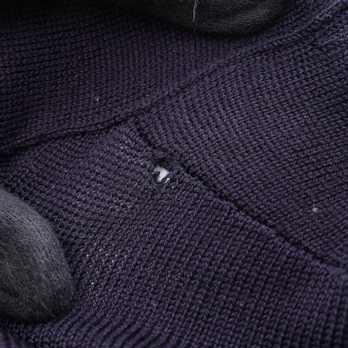 Gucci Cardigan Logo All Over Pattern Wool Navy — view 5