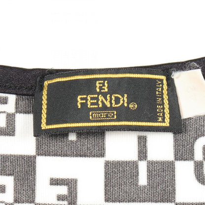 Fendi Top Logo All Over Print Short Sleeves T-Shirt — view 3