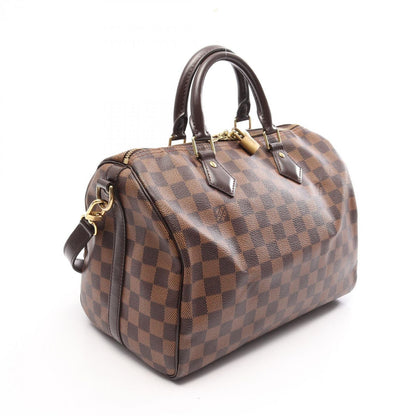 Louis Vuitton Handbag Speedy Bandouliere 30 Damier Ebene 2-Way Canvas Leather — view 2