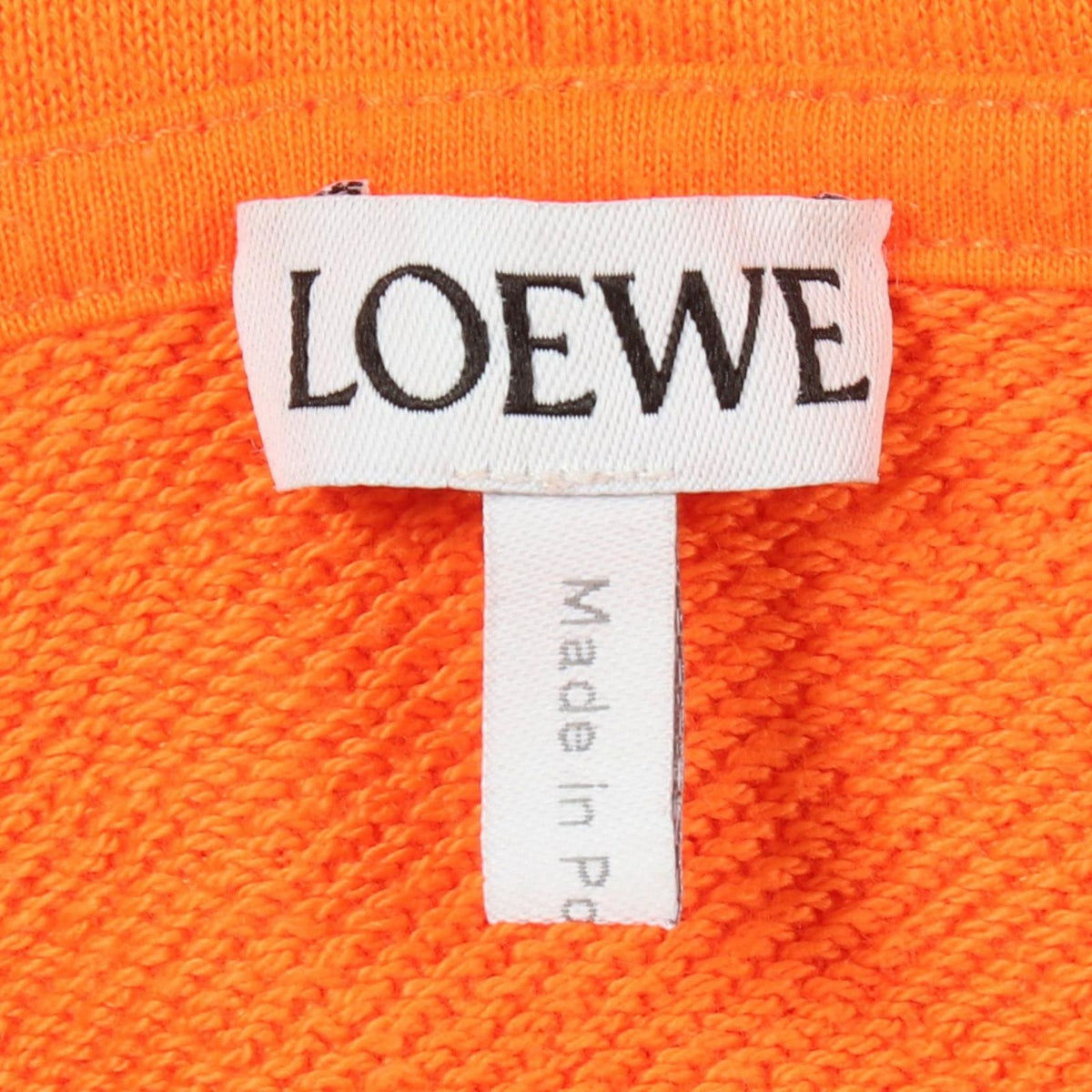 Loewe Hoodie Anagram Leather Patch Pocket Cotton — view 3