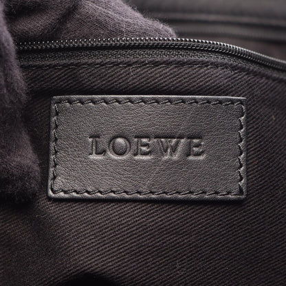 Loewe Tote Bag Crown Logo Black Leather — view 4