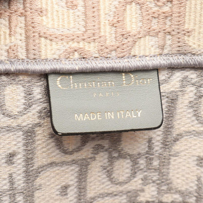 Dior Tote Bag Book Oblique Gray White — view 4
