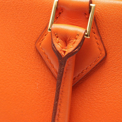 Hermes Plume 32 Orange Handbag — view 6