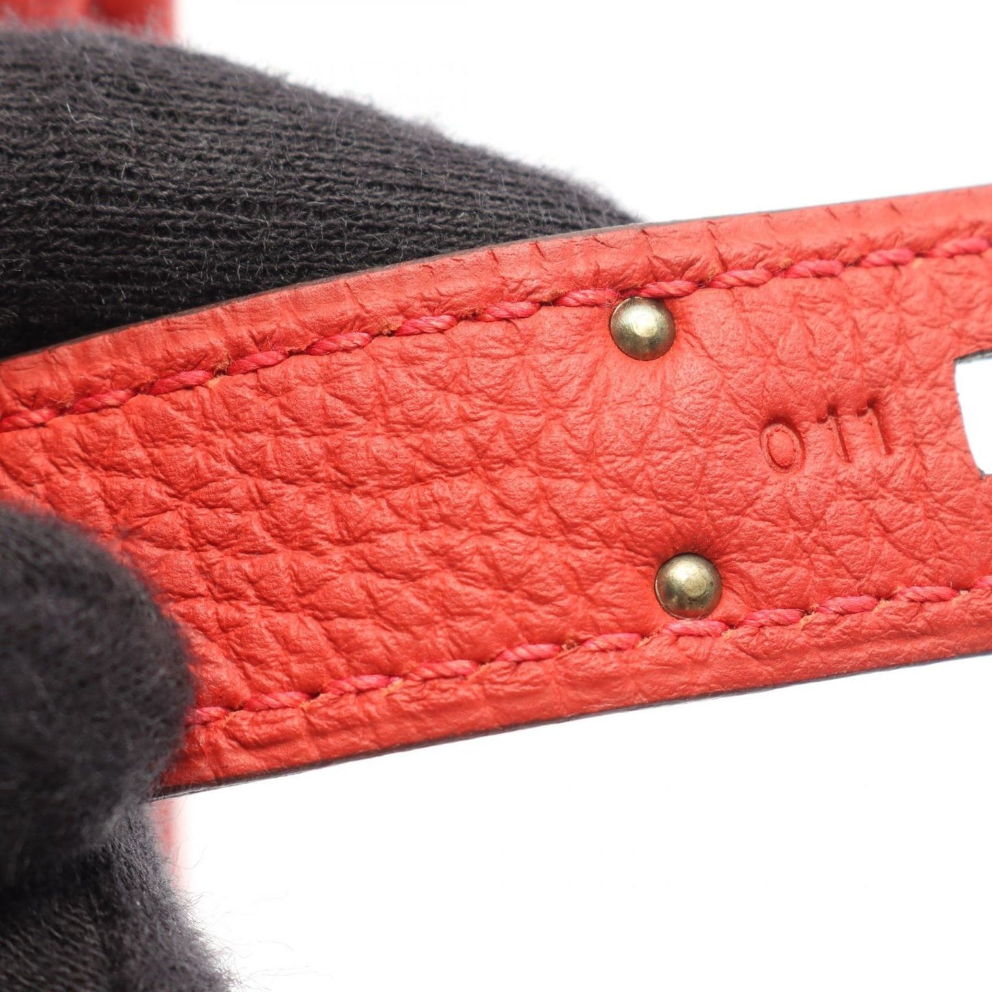 Hermes Birkin 30 Red Leather Handbag — view 5