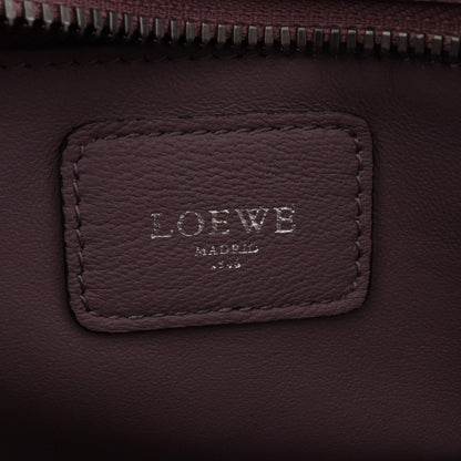 Loewe Amazona 36 Purple Pink Leather Handbag — view 4