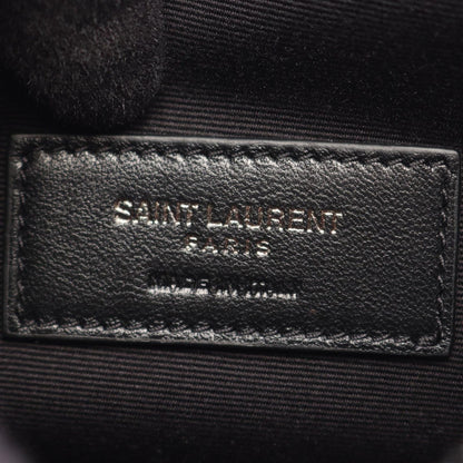Saint Laurent Paris Pouch Tiny Monogram Bill Black Leather — view 4