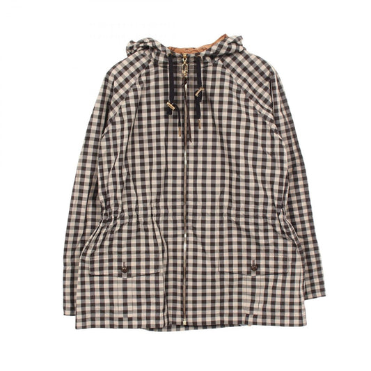 Louis Vuitton Nylon Jacket Monogram Gingham Check Hooded