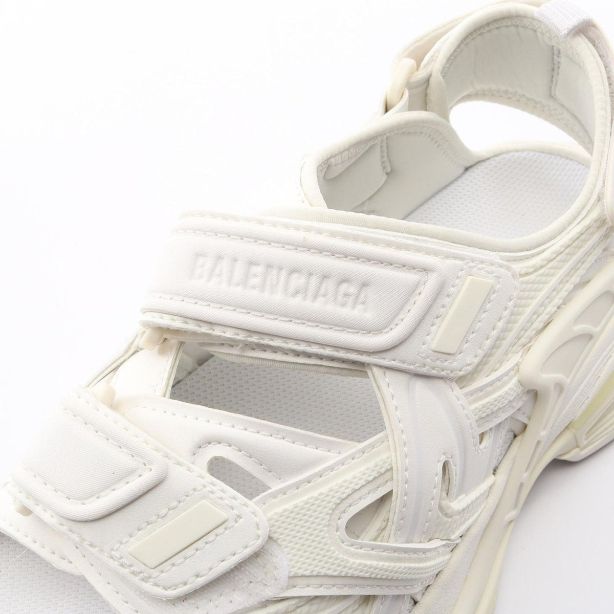 Balenciaga Sandals Track White Leather — view 8