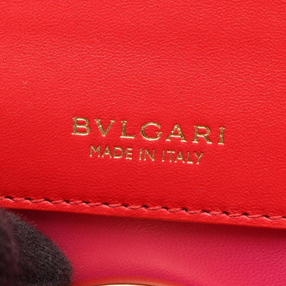 Bvlgari Serpenti Forever 2-Way Red Leather Shoulder Bag — view 4