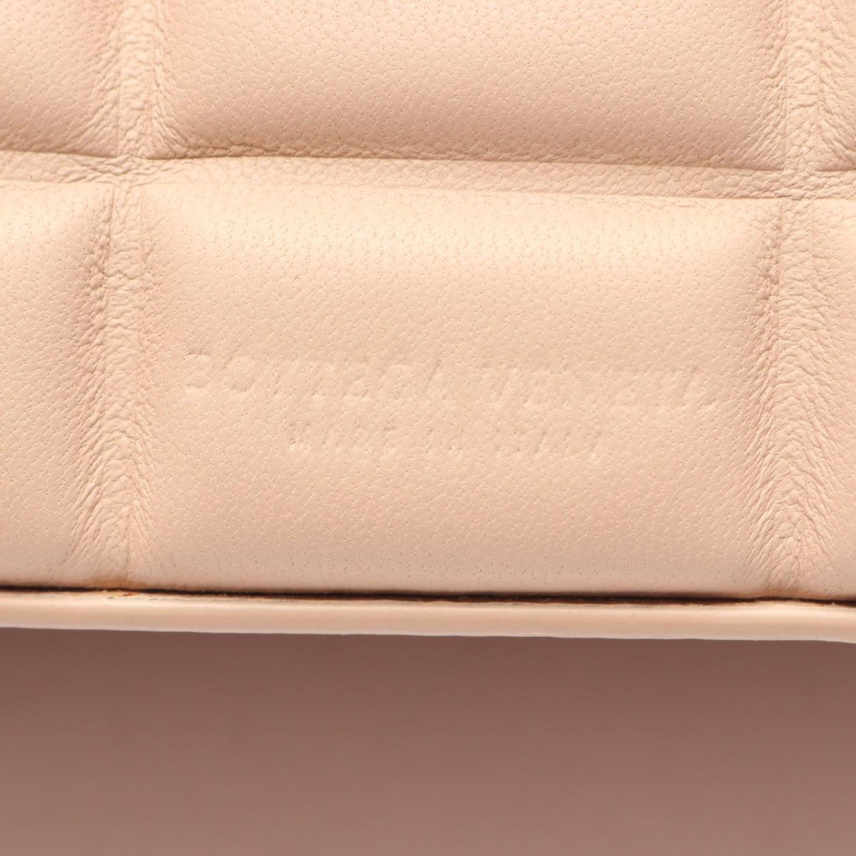 Bottega Veneta Shoulder Bag Padded Half Moon Pink Beige Leather Mini — view 4