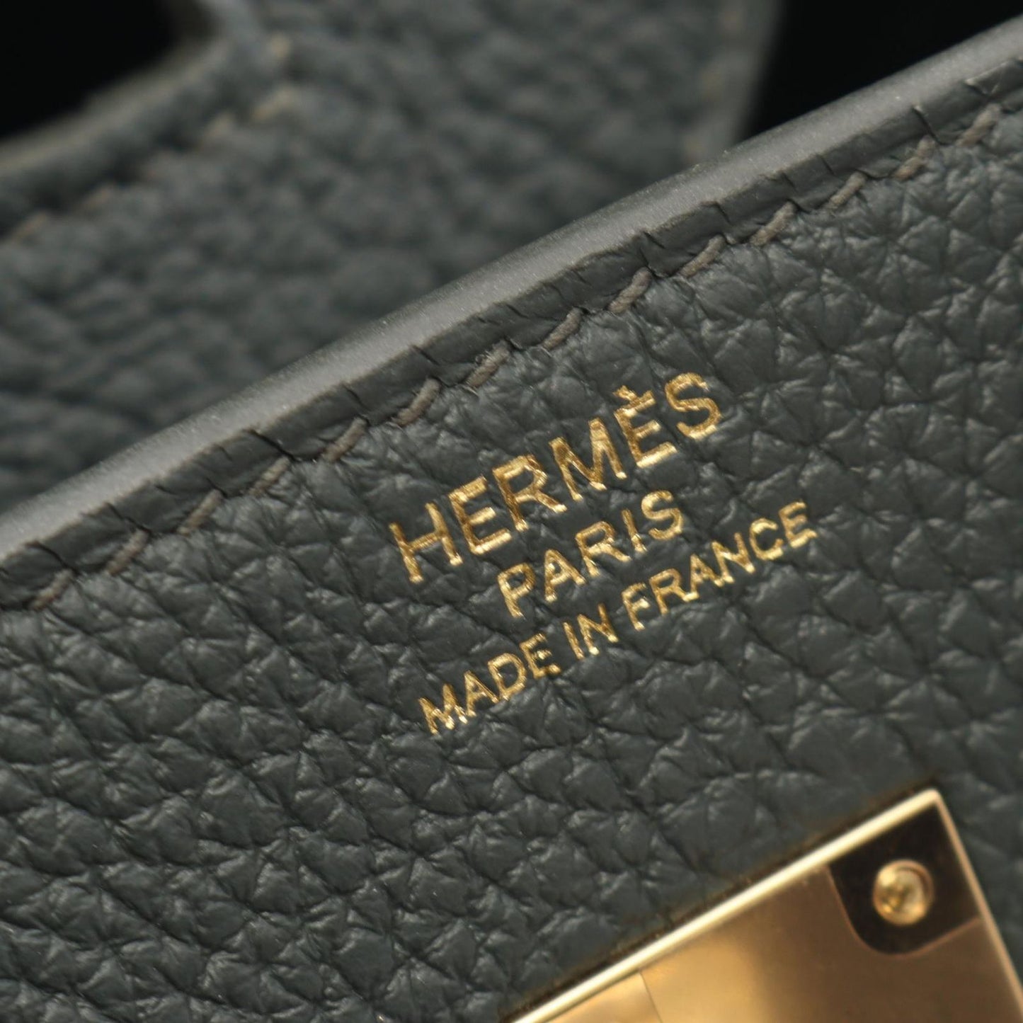 Hermes Birkin 25 Vert Mangrove Handbag — view 4