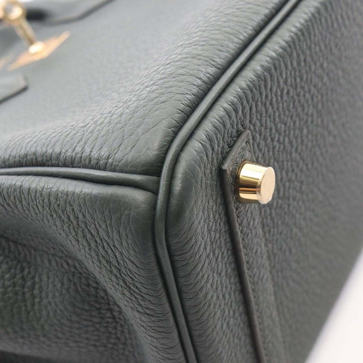 Hermes Birkin 25 Vert Mangrove Handbag — view 7