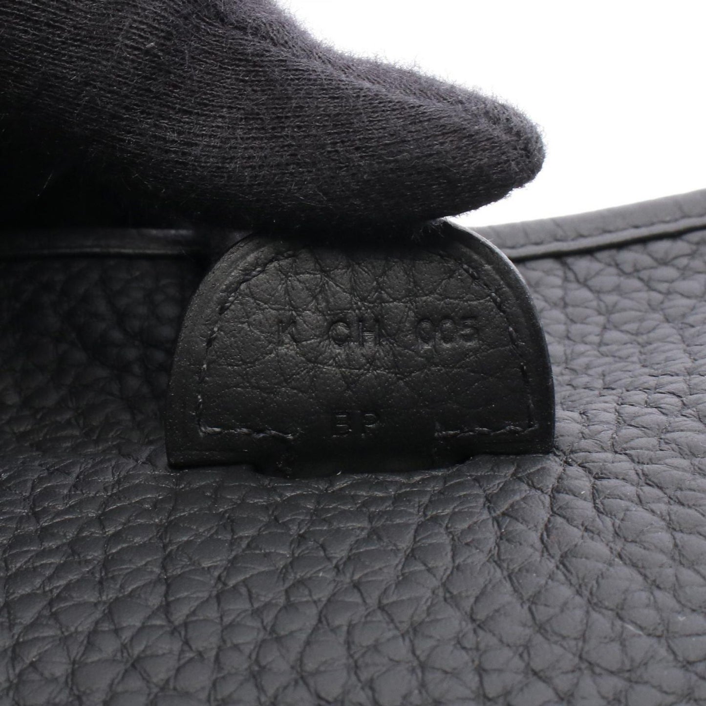 Hermes Shoulder Bag Evelyne 3 Trois PM Black Leather — view 5