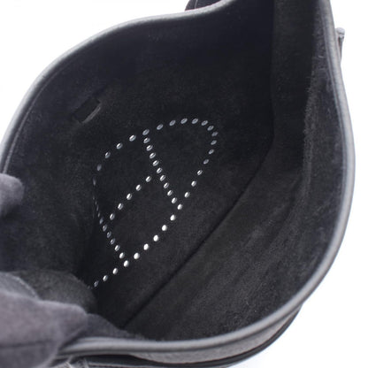 Hermes Shoulder Bag Evelyne 3 Trois PM Black Leather — view 3