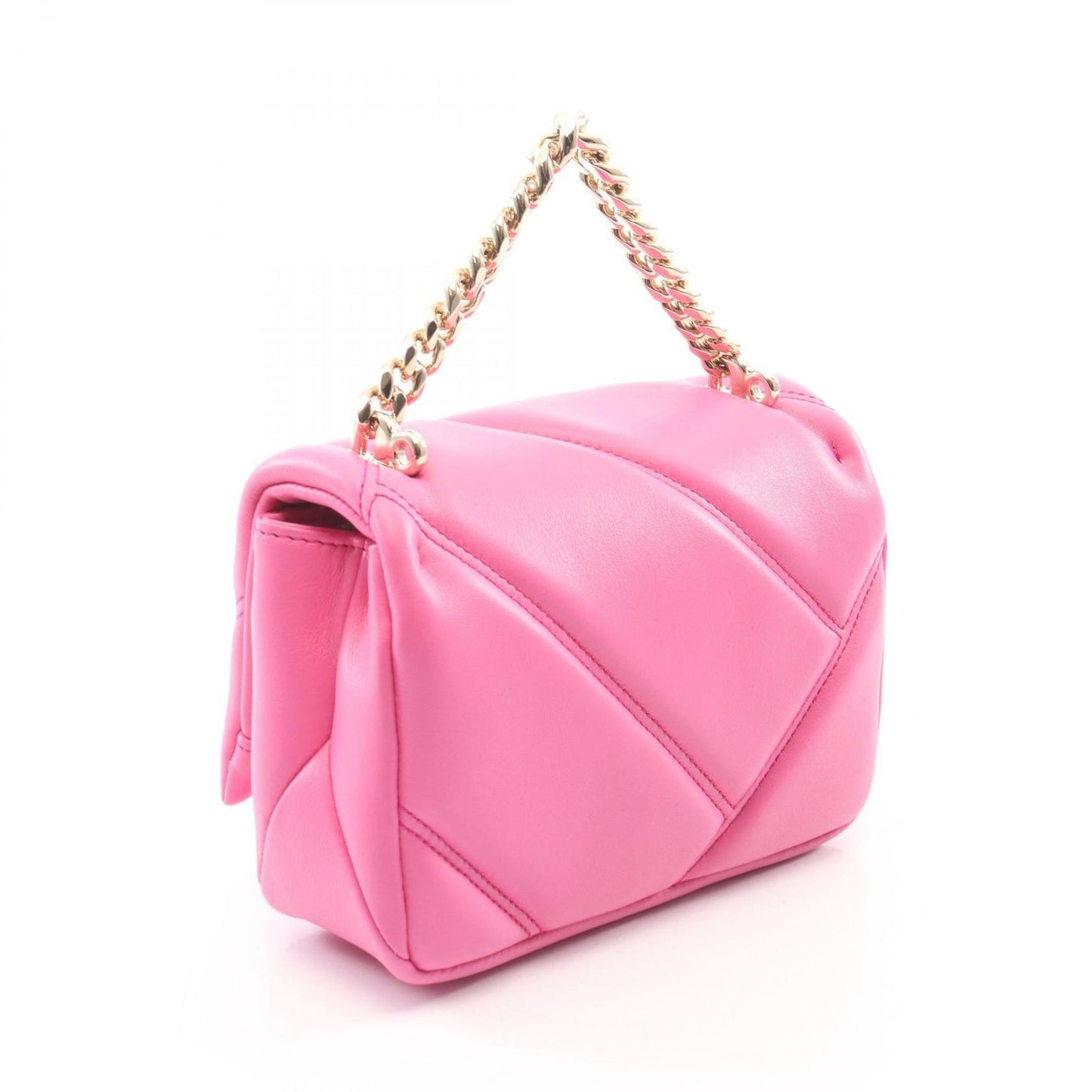 Bvlgari Serpenti Cabochon Mini 2-Way Pink Leather Shoulder Bag — view 2