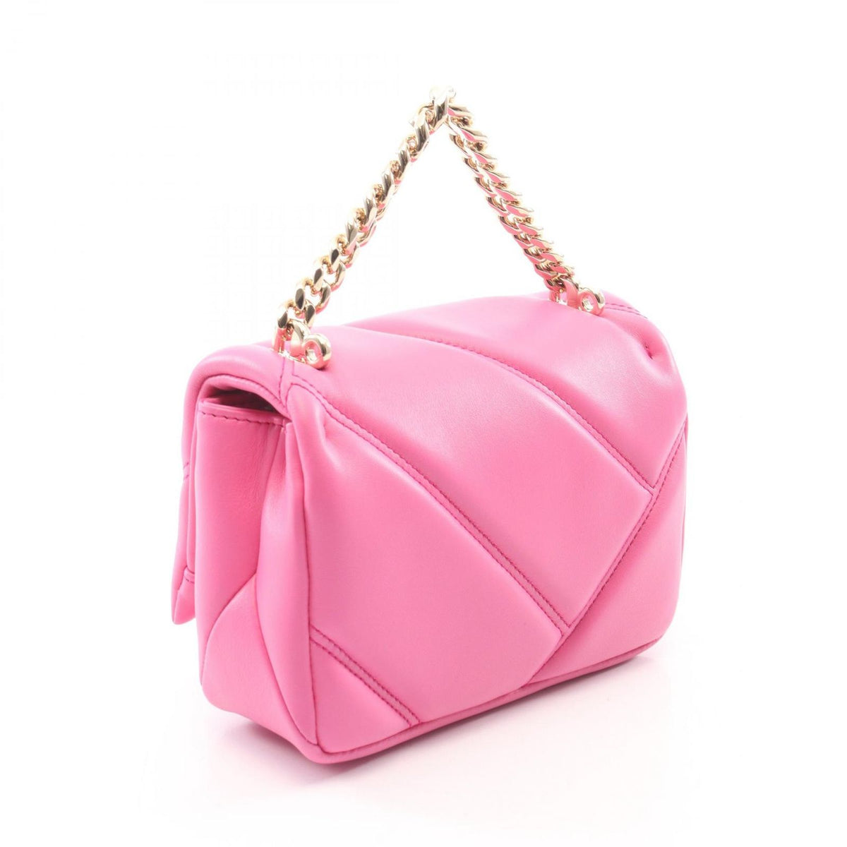 Bvlgari Serpenti Cabochon Mini 2-Way Pink Leather Shoulder Bag — view 2