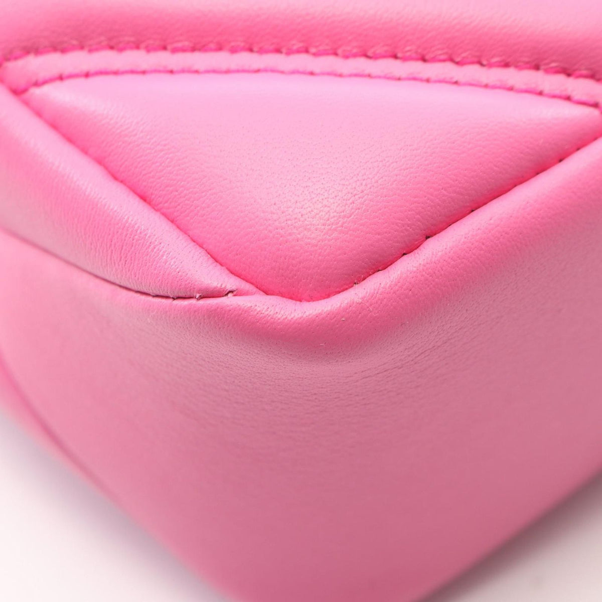 Bvlgari Serpenti Cabochon Mini 2-Way Pink Leather Shoulder Bag — view 6