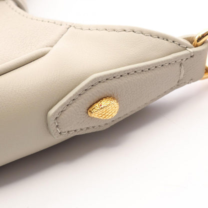 Bvlgari Serpenti Ellipse Small 2-Way Gray Leather Handbag — view 5