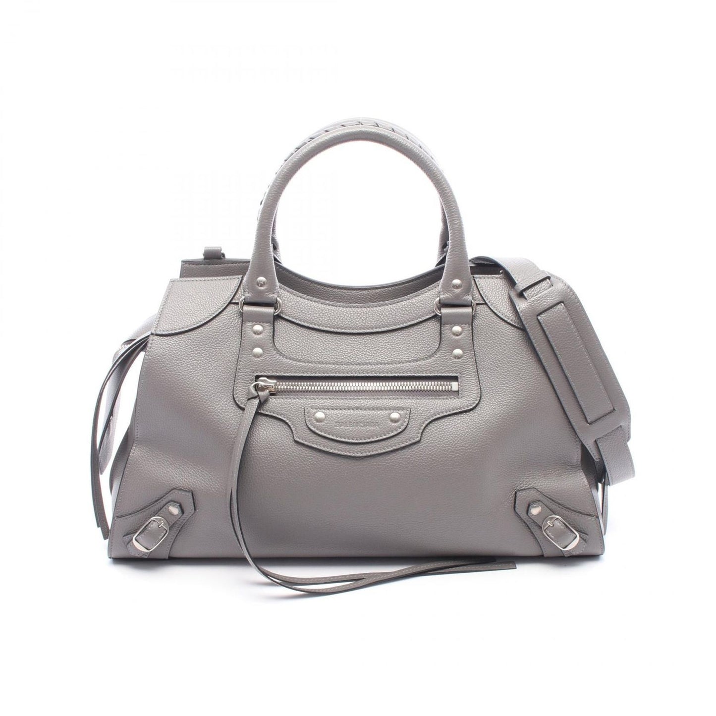Balenciaga Neo Classic City 2-Way Gray Leather Handbag