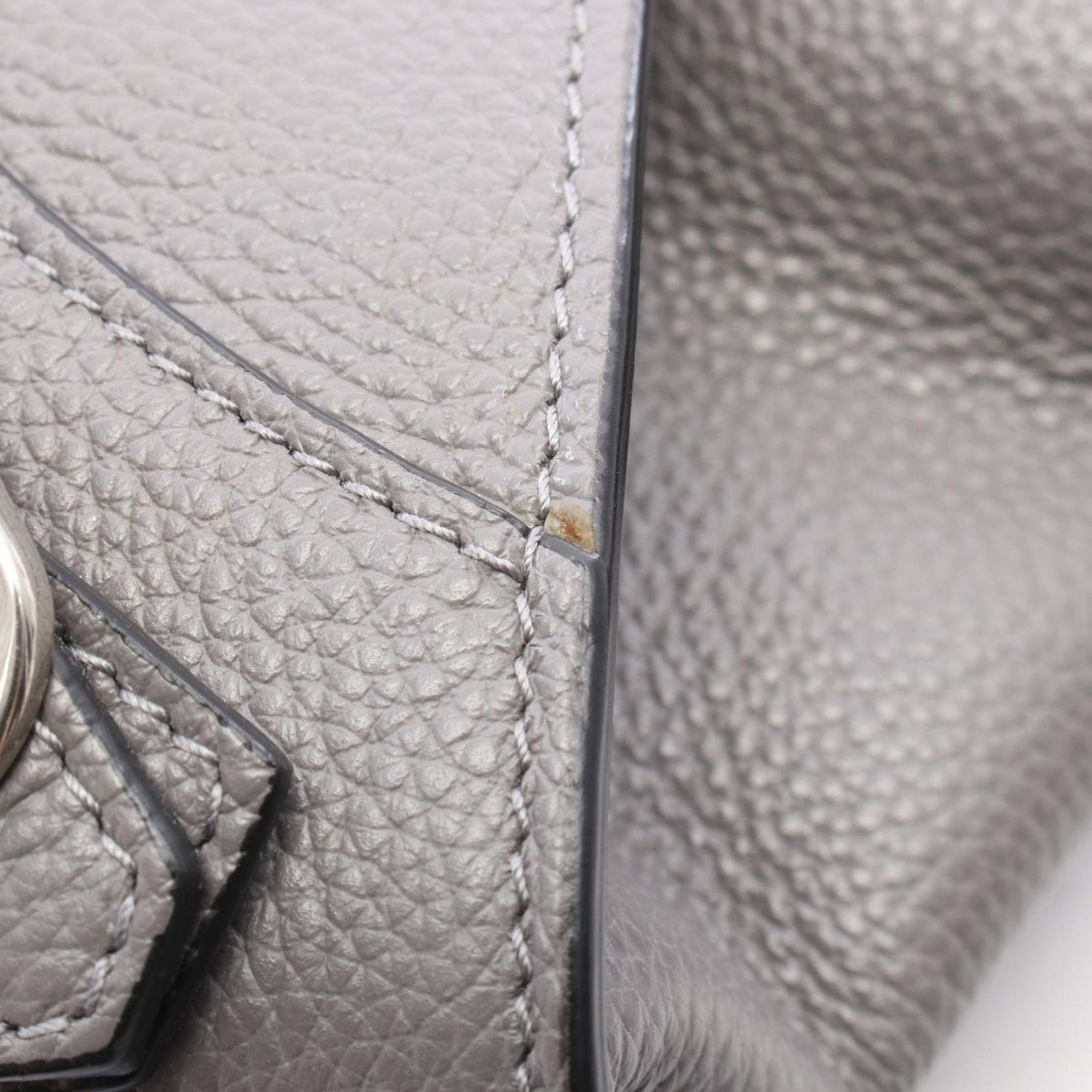 Balenciaga Neo Classic City 2-Way Gray Leather Handbag — view 8