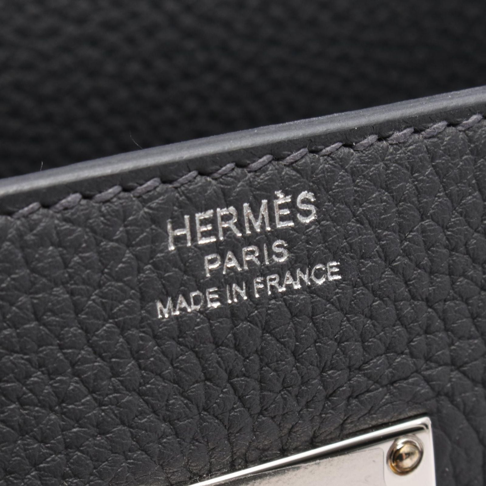Hermes Shoulder Bag Kelly Messenger PM Ardoise Leather — view 4