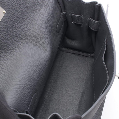 Hermes Shoulder Bag Kelly Messenger PM Ardoise Leather — view 3