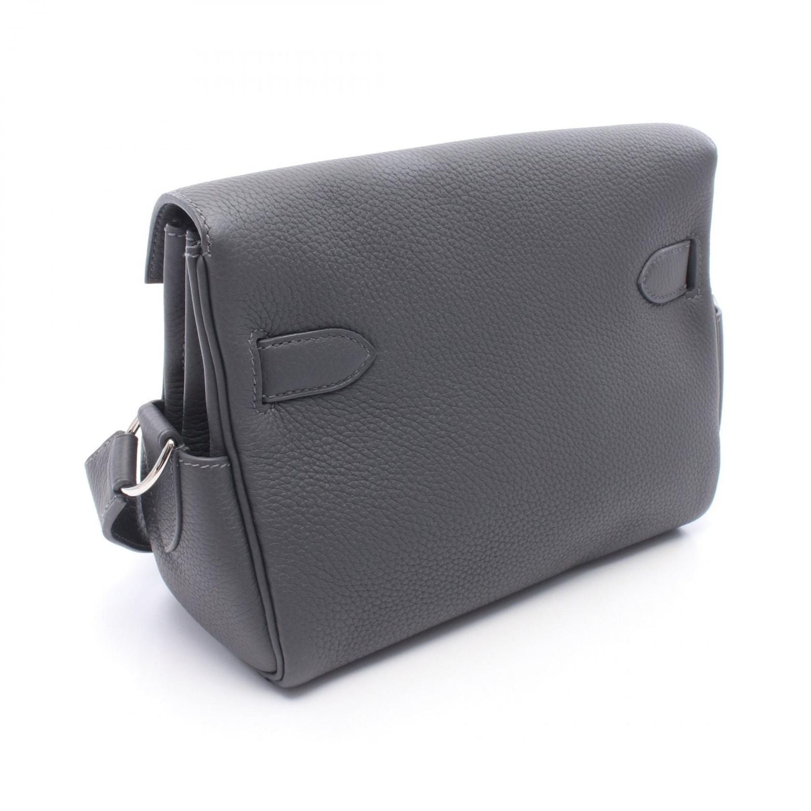 Hermes Shoulder Bag Kelly Messenger PM Ardoise Leather — view 2
