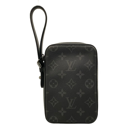 Louis Vuitton Monogram Canvas Box Clutch Eclipse