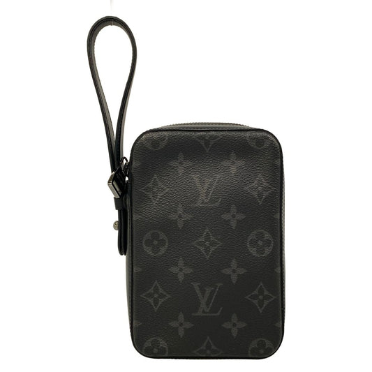 Louis Vuitton Monogram Canvas Box Clutch Eclipse