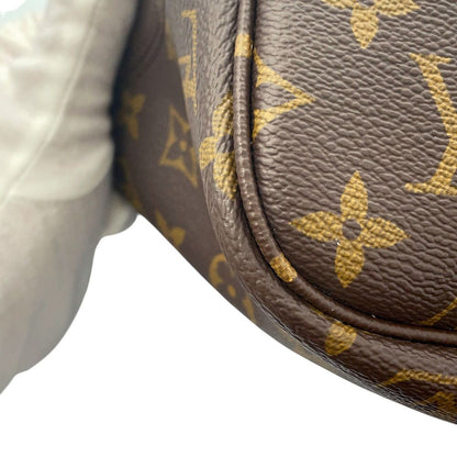 Louis Vuitton Tote Bag Monogram Gray Leather Neverfull Inside Out MM Reversible — view 8