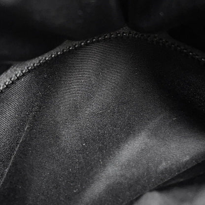 Saint Laurent Paris Tote Bag Wide Puffer Logo Nylon Black — view 8