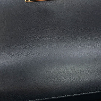 Dior Macro Cannage Ange Mini Calf Leather 2-Way Black Handbag — view 8