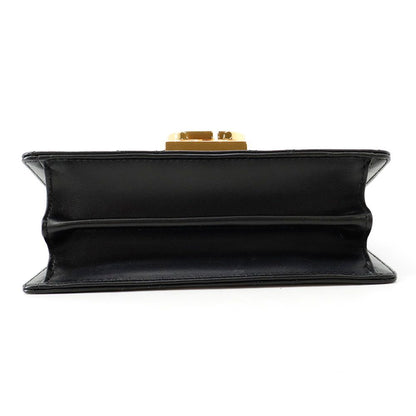 Dior Macro Cannage Ange Mini Calf Leather 2-Way Black Handbag — view 3