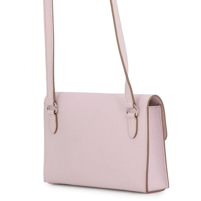 Hermes Wallet on Chain Nap To Go Mauve Pere Silver Lacquer Epsom — view 2