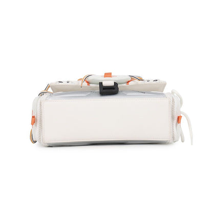 Balenciaga Handbag Sneakers Head Top Mesh Leather 2-Way White — view 3