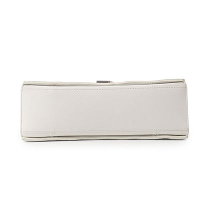 Balenciaga Chain Shoulder Bag Crush Leather White — view 3