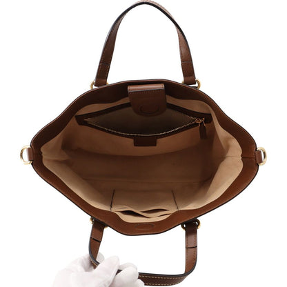 Gucci Tote GG Supreme Leather 2-Way Shoulder Bag — view 6