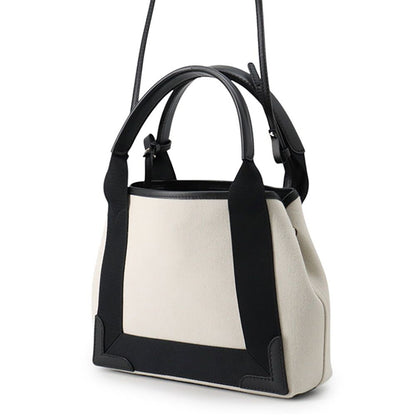 Balenciaga Handbag Navy Cabas XS 2-Way White Black Pouch — view 2