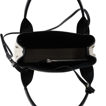 Balenciaga Handbag Navy Cabas XS 2-Way White Black Pouch — view 6