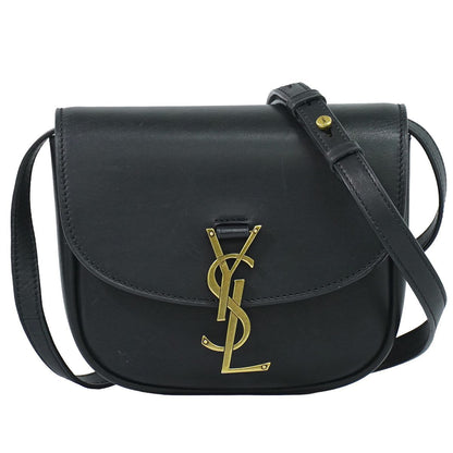 Saint Laurent YSL Kaia Small Shoulder Bag Pochette Leather Black Vintage