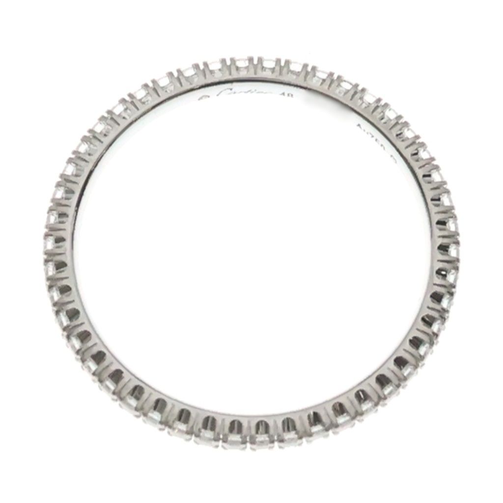 Cartier Etain Cell Full Eternity Diamond Ring White Gold — view 6