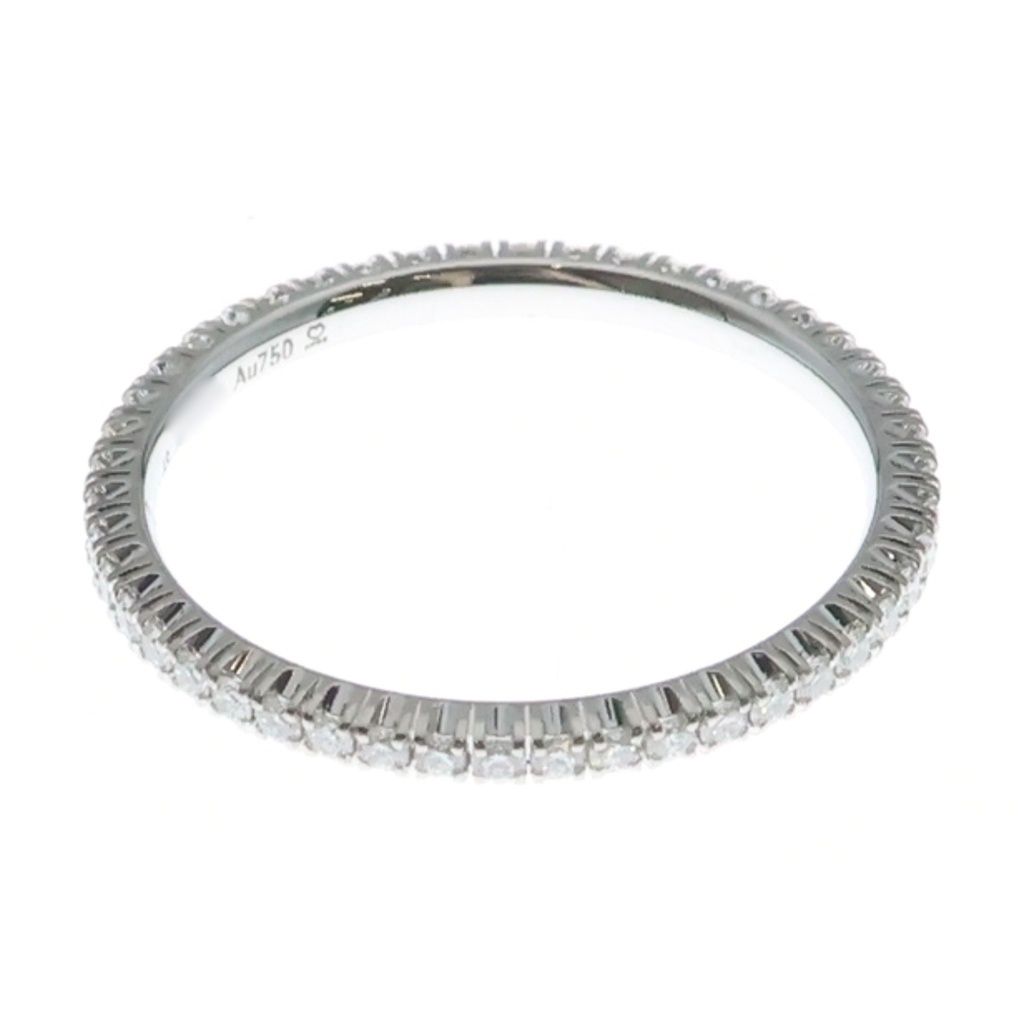 Cartier Etain Cell Full Eternity Diamond Ring White Gold — view 3