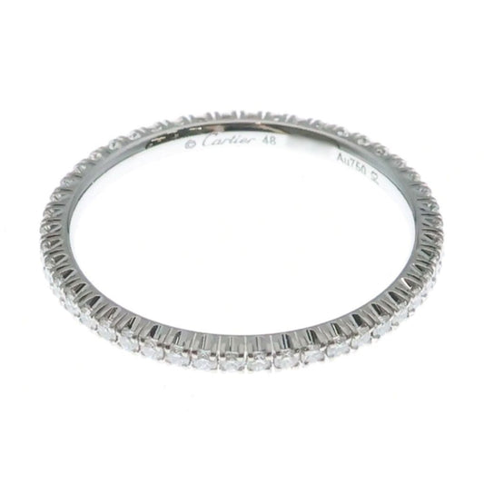 Cartier Etain Cell Full Eternity Diamond Ring White Gold